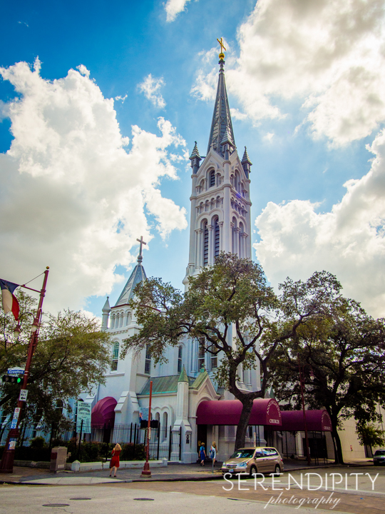 Downtown Houston Wedding, Annunciation Catholic Church, church wedding