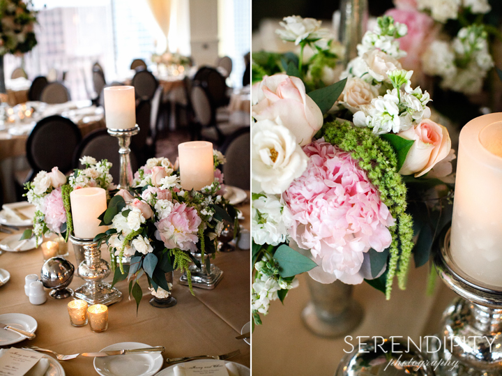 Petroleum Club Of Houston wedding reception, wedding reception decor