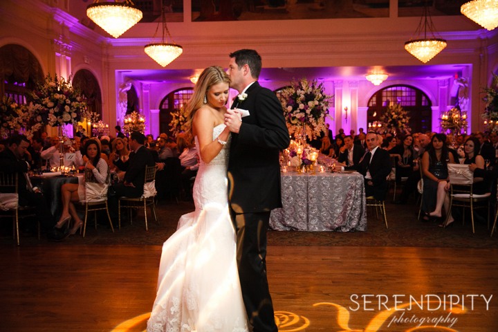Crystal Ballroom Wedding, bride and groom dance, bride and groom portrait, serendipity photography, crystal ballroom houston wedding