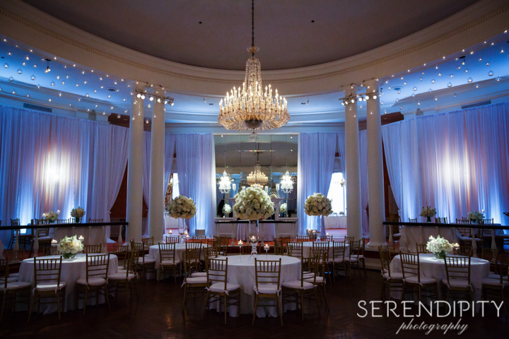 Houston Country Club wedding reception, Houston Country Club White and Blue Wedding, white and blue wedding, wedding lighting ideas, Bright Star Productions, Wedding at Houston Country Club