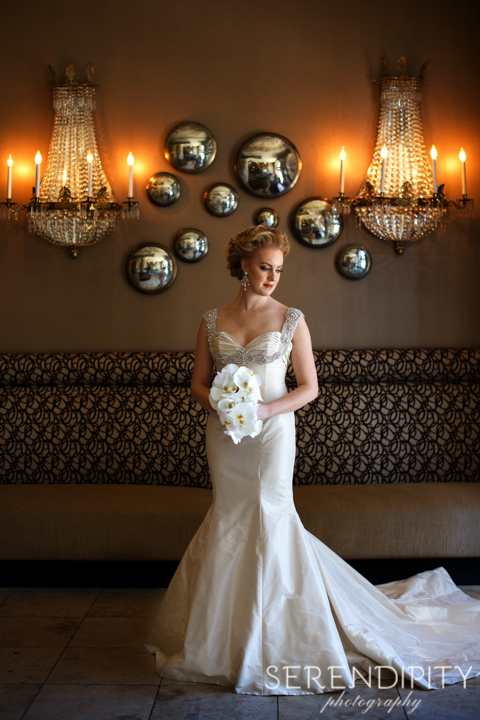 Crystal Ballroom Houston, bridal portrait session, elegant bridal portrait