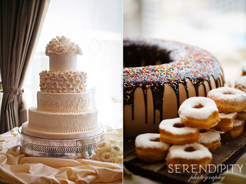 elegant wedding cake, doughnut wedding cake, wedding cake ideas, houston wedding photographers