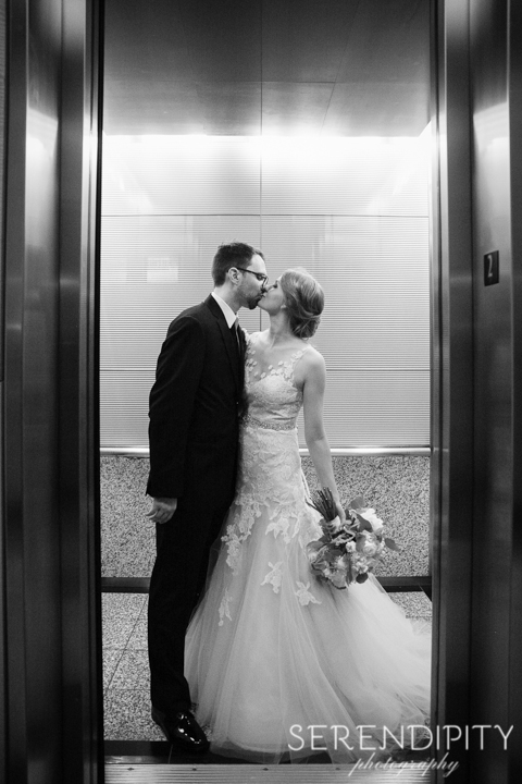 black and white bride and groom portrait, Petroleum Club Of Houston