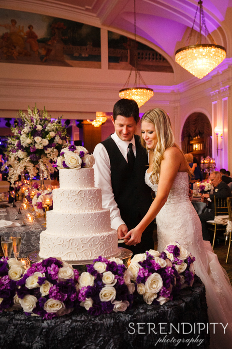 cake cutting, bride and groom portrait, serendipity photography, houston wedding photographers